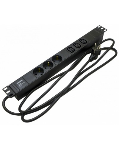 SHE19-3SH-3IEC-2.5EU. Блок розеток 19. Hyperline в Евпатории