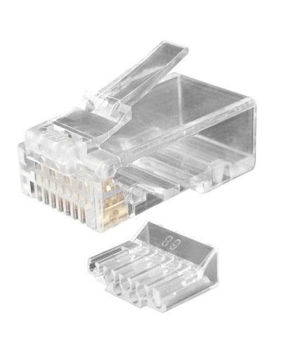 PLUG-8P8C-UV-C6-100 (100 шт). Разъем RJ-45. Hyperline в Евпатории