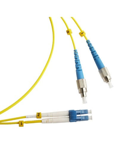 FC-D2-9-FC/UR-LC/UR-H-2M-LSZH-YL. Патч-корд волоконно-оптический FC/UPC-LC/UPC. Hyperline в Евпатории