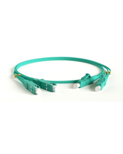 FC-D2-503-LC/PR-SC/PR-H-10M-LSZH-AQ. Патч-корд волоконно-оптический многомодовый. Hyperline в Евпатории