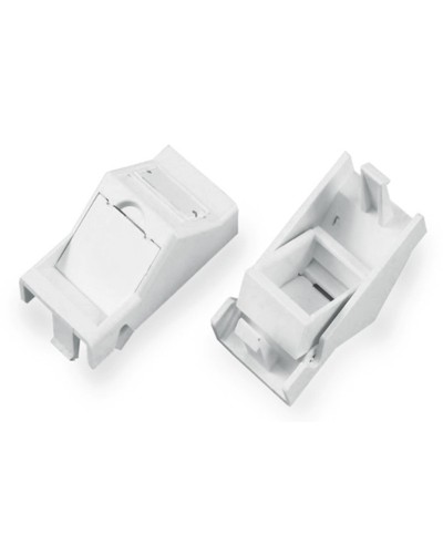 SIP2A-1K-M45-22.5. Вставка угловая 45x22.5 (аналог Mosaic) для 1 модуля формата Keystone Jack. Hyperline в Евпатории