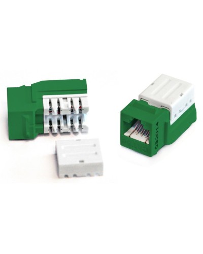 KJNE-8P8C-C5e-90-GN. Вставка Keystone Jack RJ-45. Hyperline в Евпатории