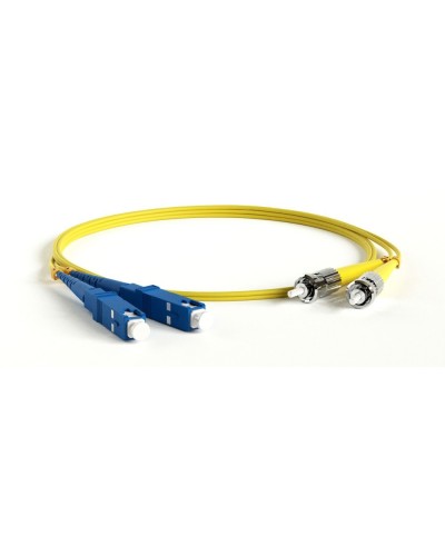 FC-D2-9-SC/UR-ST/UR-H-1M-LSZH-YL. Патч-корд волоконно-оптический ST-SC. Hyperline в Евпатории