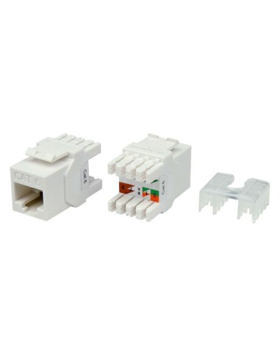 KJ8-8P8C-C6-180-WH. Вставка Keystone Jack RJ-45. Hyperline в Евпатории