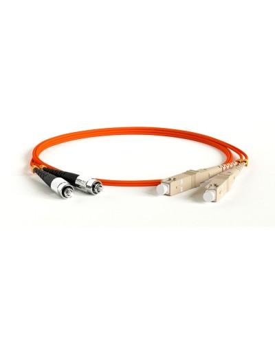 FC-D2-50-FC/PR-SC/PR-H-1M-LSZH-OR. Патч-корд волоконно-оптический SC-FC. Hyperline в Евпатории