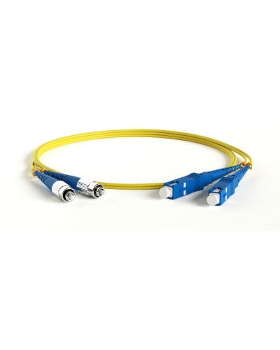 FC-D2-9-FC/UR-SC/UR-H-1M-LSZH-YL. Патч-корд волоконно-оптический SC-FC. Hyperline в Евпатории