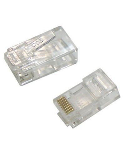 PLUG-8P8C-U-C5-100 (100 шт). Разъем RJ-45. Hyperline в Евпатории