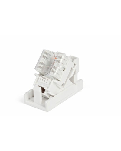 SIP2K-C5E-M45-22.5. Вставка 45х22,5 с наклонным модулем RJ-45 категории 5е. Hyperline в Евпатории
