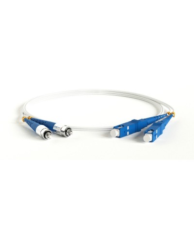 FC-D2-9A1-FC/UR-SC/UR-H-1M-LSZH-WH. Патч-корд волоконно-оптический SC-FC. Hyperline в Евпатории