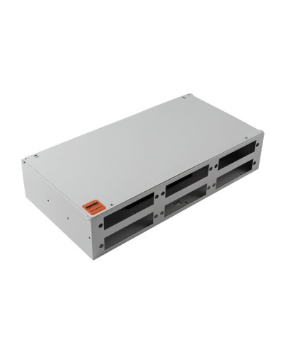FO-19R-2U-6xSLT-W140H42-48UN-GY. Кросс оптический 19. Hyperline в Евпатории