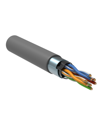 GENERICA F/UTP кат. 5E 100МГц 4 пары PVC INDOOR серый (BC1-C5E04-311-305-G). Кабель «витая пара» (LAN) для структурированных систем связи. IEK в Евпатории