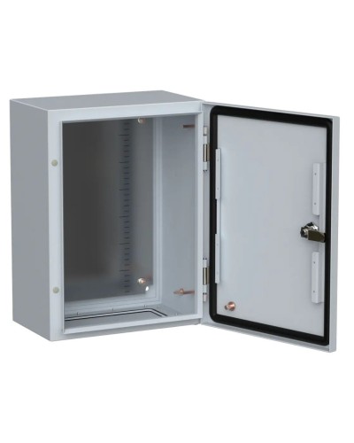 ЩМП-40.30.20 УХЛ1 IP66 400x300x200 TITAN 5 (TI5-10-N-040-030-020-66). Шкаф металлический с монтажной платой. IEK в Евпатории