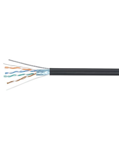 GENERICA F/UTP кат. 5E 100МГц 4 пары LDPE OUTDOOR трос 1,2мм черный (BC3-C5E04-359-305-G). Кабель «витая пара» (LAN) для структурированных систем связи. IEK в Евпатории