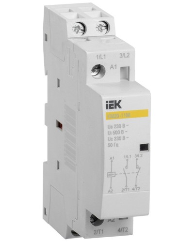 Контактор модульный КМ20-11M AC (MKK11-20-11). Контактор модульный. IEK в Евпатории