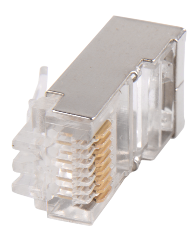 GENERICA Разъём RJ-45 FTP для кабеля кат. 5Е (20 шт) (CS3-1C5EF-G). Разъем RJ-45. IEK в Евпатории
