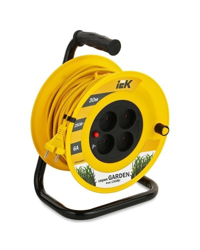 УК30 4 места, 30м (WKP23-06-04-30). Удлинитель на катушке Garden. IEK в Евпатории