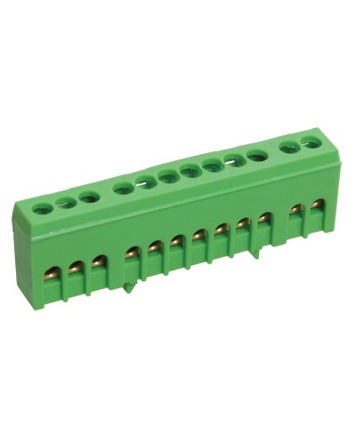 Шина PE земля ШНИ-6х9-10-К-З (YNN10-69-10KD-K06). Шина в корпусном изоляторе на DIN-рейку. IEK в Евпатории