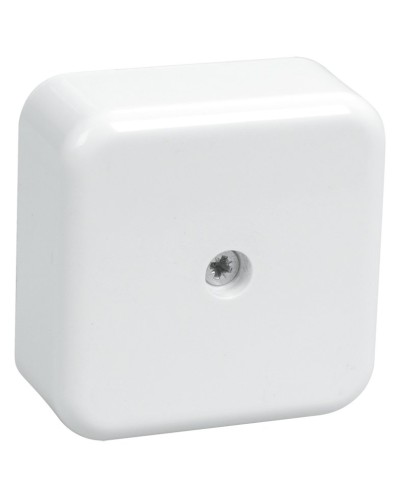 Коробка распаячная КМ41206-01 50х50х20 открытой проводки (4 клеммы 3 мм²) белая (UKO10-050-050-020-K01). Коробка распаячная безгалогенная (HF). IEK в Евпатории