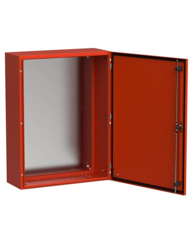 ЩМП-80.60.30 УХЛ1 IP66 RAL3020 TITAN 5 (TI5-13-N-080-060-030-66). Корпус металлический с монтажной платой. IEK в Евпатории