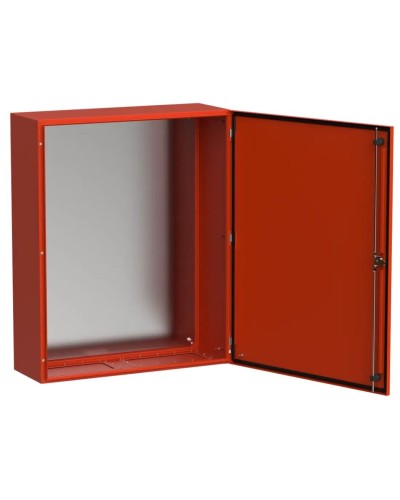 ЩМП-100.80.30 УХЛ1 IP66 RAL3020 TITAN 5 (TI5-13-N-100-080-030-66). Корпус металлический с монтажной платой. IEK в Евпатории