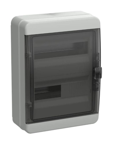 Корпус пластиковый КМПн-24 IP65 TEKFOR (TF5-KP72-N-24-65-K03-K02). Корпус модульный пластиковый черная прозрачная дверь. IEK в Евпатории