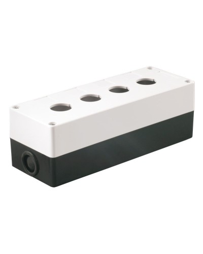 Корпус КП104 для кнопок 4 места белый (BKP10-4-K01). Корпус для кнопочных постов. IEK в Евпатории