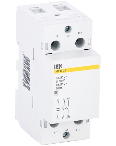 Контактор модульный КМ40-20 AC (MKK11-40-20). Контактор модульный. IEK в Евпатории