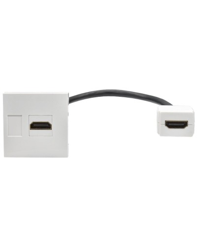Розетка HDMI M/M PRIMER РКМ-20-10-П белый IEK (PR-KK40D-RH-0-2-K01). Розетка HDMI. IEK в Евпатории