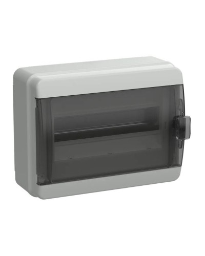 Корпус пластиковый КМПн-12 IP65 TEKFOR (TF5-KP72-N-12-65-K03-K02). Корпус модульный пластиковый черная прозрачная дверь. IEK в Евпатории