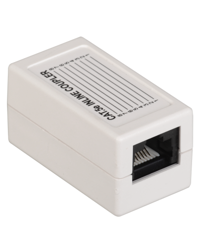 CS70-1C5EU. Проходной адаптер категория 5Е UTP тип RJ45-RJ45, белый. ITK в Евпатории