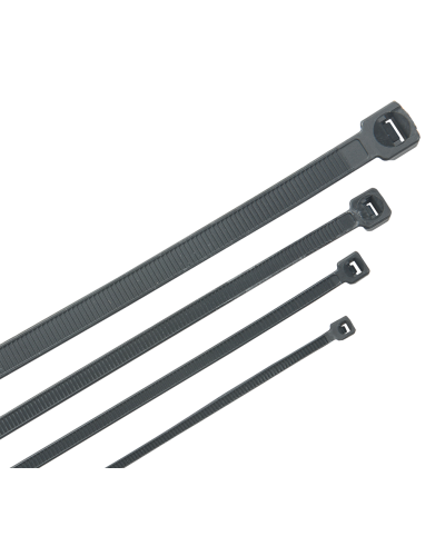HKB-W48-L200 (100 шт). Хомут кабельный ХКн 4,8х200мм нейлон черный. ITK в Евпатории