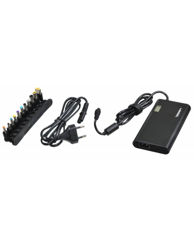 Блок питания Ippon SD90U автоматический 90W 15V-19.5V 11-connectors 4.5A 1xUSB 2.1A, LCD индикатор (705053). Блок питания. Ippon в Евпатории