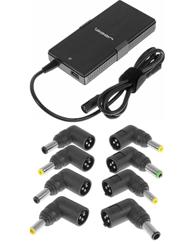 Блок питания Ippon S65U автоматический 65W 15V-19.5V 11-connectors 3.5A 1xUSB 2.1A, LED индикатор (651781). Блок питания. Ippon в Евпатории
