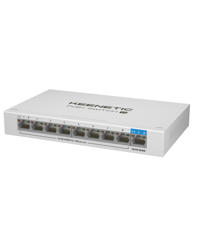 Keenetic KN-4710 (L2) 9х1Гбит/с 8PoE+ 120W. Коммутатор с PoE. KEENETIC в Евпатории
