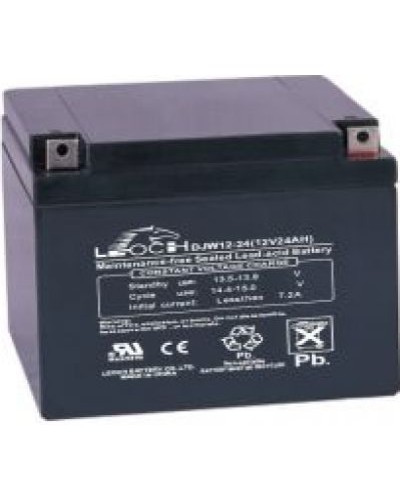 LEOCH DJW 12-24. Аккумулятор герметичный свинцово-кислотный. LEOCH в Евпатории