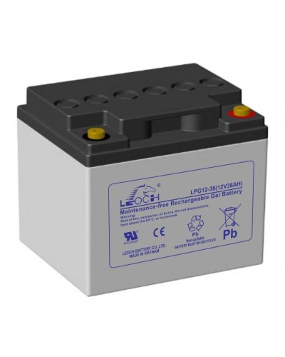 LEOCH LPG 12-38. Аккумулятор герметичный свинцово-кислотный. LEOCH в Евпатории