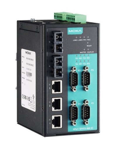 NPort S8455I-SS-SC. 4-портовый преобразователь. MOXA в Евпатории