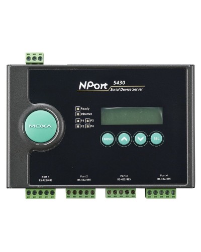 NPort 5430. 4-портовый асинхронный сервер. MOXA в Евпатории