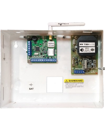 NV 1010c. Устройство оконечное объектовое приемно-контрольное c GSM коммуникатором. NAVIgard в Евпатории