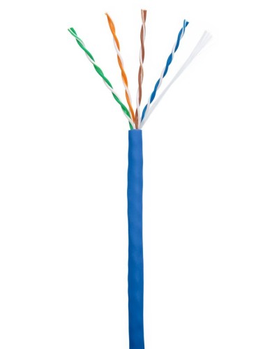 U/UTP 4pair, Cat5e, In, PVC (CCA-UU004-5E-PVC-BL). Кабель «витая пара» (LAN) для структурированных систем связи. NETLAN в Евпатории