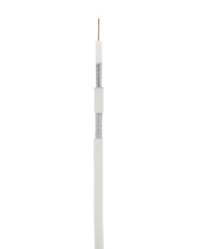 RG-6 CCS, In, PVC (EC-C2-32123A-WT-3). Кабель коаксиальный омедненный. NETLAN в Евпатории