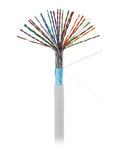 F/UTP 25pair, Cat5, In, PVC (EC-UF025-5-PVC-GY-3). Кабель «витая пара» (LAN) для структурированных систем связи. NETLAN в Евпатории