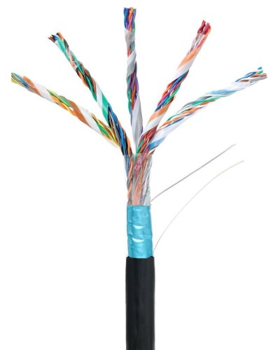 F/UTP 25pair, Cat5, Out, PE (EC-UF025-5-PE-BK-3). Кабель «витая пара» (LAN) для структурированных систем связи. NETLAN в Евпатории