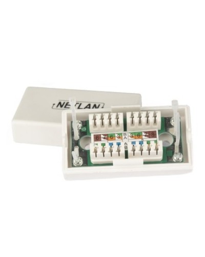 EC-UCB-IDC-UD2-WT-10 (10 шт). Проходной соединитель. NETLAN в Евпатории