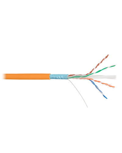F/UTP 4pair, Cat6, Solid, In, PVC (NKL 9240C-OR). Кабель «витая пара» (LAN) для структурированных систем связи. NIKOLAN в Евпатории