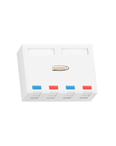 NMC-MB4P-ST-WT. Корпус настенной розетки. NIKOMAX в Евпатории