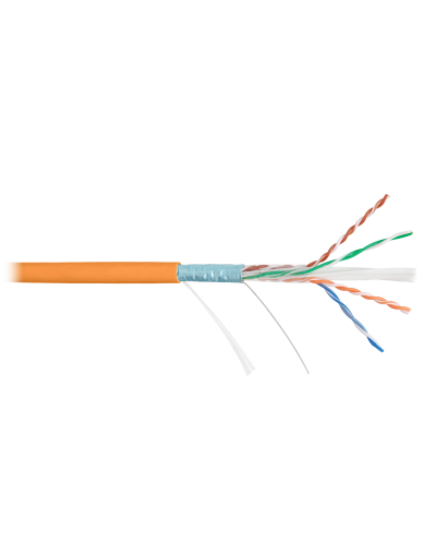 F/UTP 4pair, Cat6, Solid, In, нг(А)-HF (NMC 4240C-OR). Кабель «витая пара» (LAN) для структурированных систем связи. NIKOMAX в Евпатории