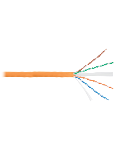 U/UTP 4pair, Cat6, Solid, In, нг(А)-HF (NMC 4140C-OR). Кабель «витая пара» (LAN) для структурированных систем связи. NIKOMAX в Евпатории