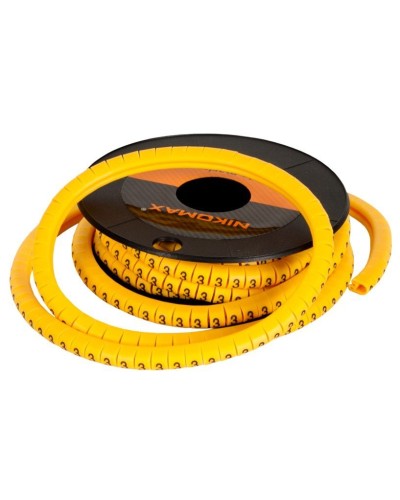 NMC-CMR-3-YL-500 (500шт). Маркер кабельный. NIKOMAX в Евпатории