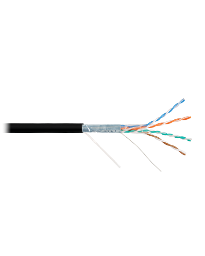 F/UTP 4pair, Cat5e, Solid, Out, PVC (NMC 9200B-BK). Кабель «витая пара» (LAN) для структурированных систем связи. NIKOMAX в Евпатории